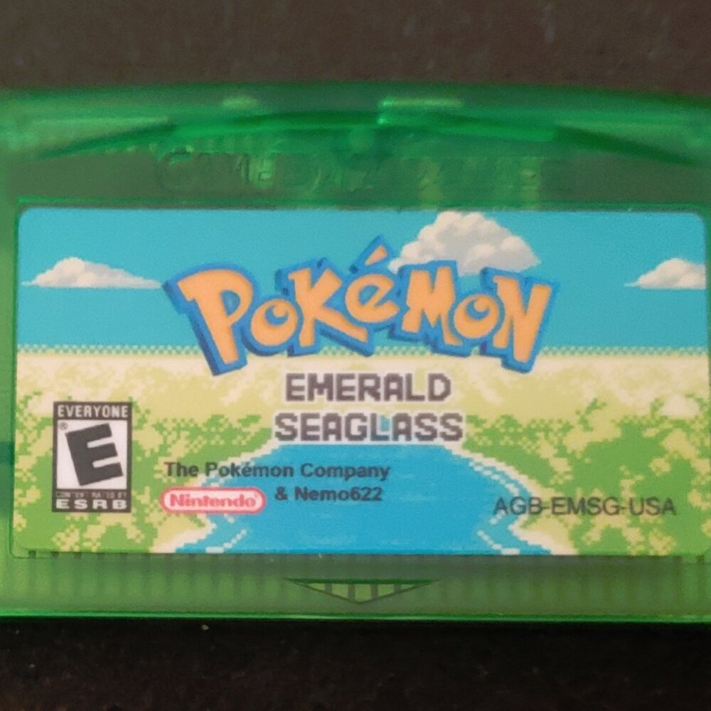Pokemon Emerald Seaglass GBA ROM Hack Video Game